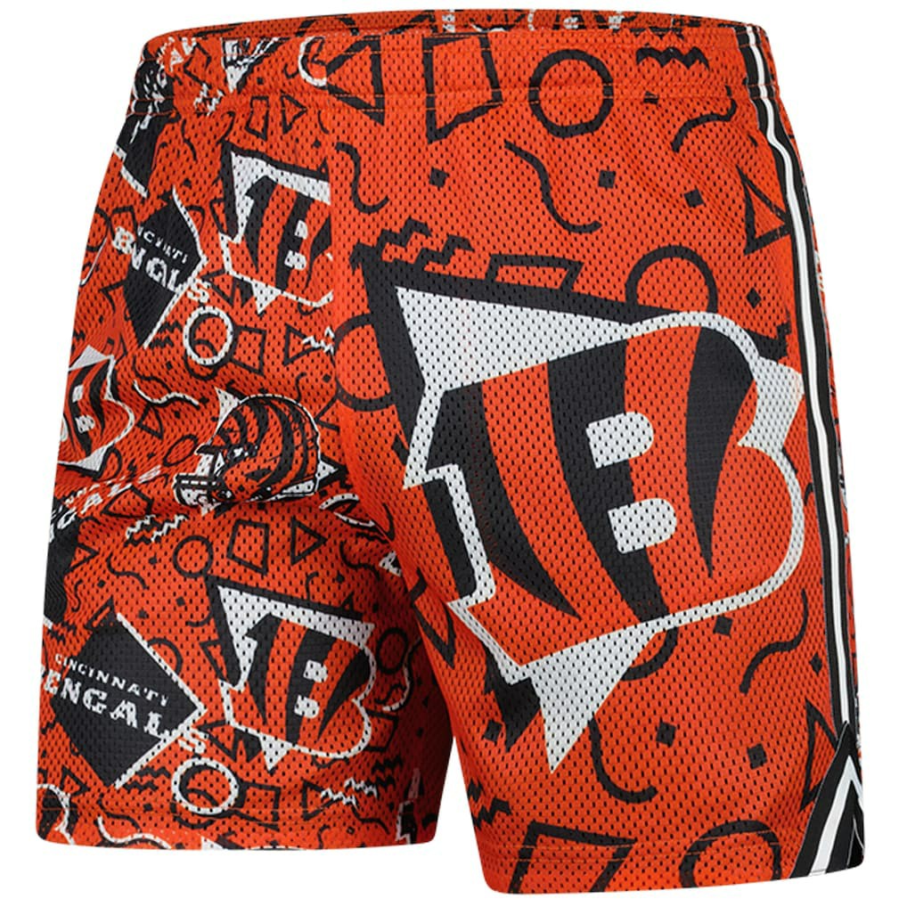 Cincinnati Bengals Chubbies Mesh Shorts Orange