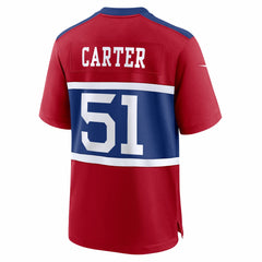 Nike Abdul Carter New York Giants First Round Pick Alternate Game Jersey Red