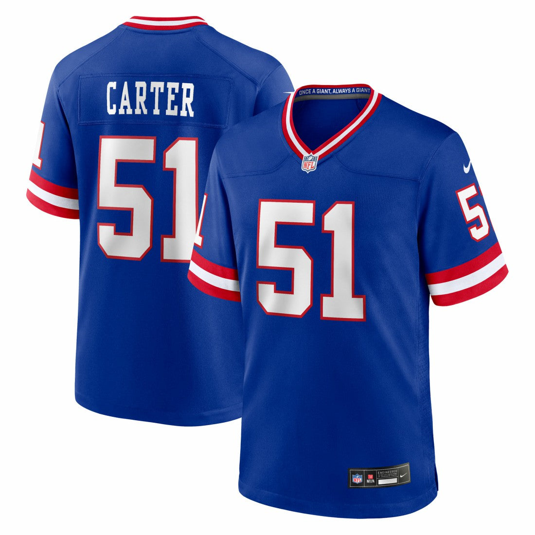 Nike Abdul Carter New York Giants First Round Pick 2nd Alternate Game Jersey Royal