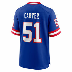 Nike Abdul Carter New York Giants First Round Pick 2nd Alternate Game Jersey Royal