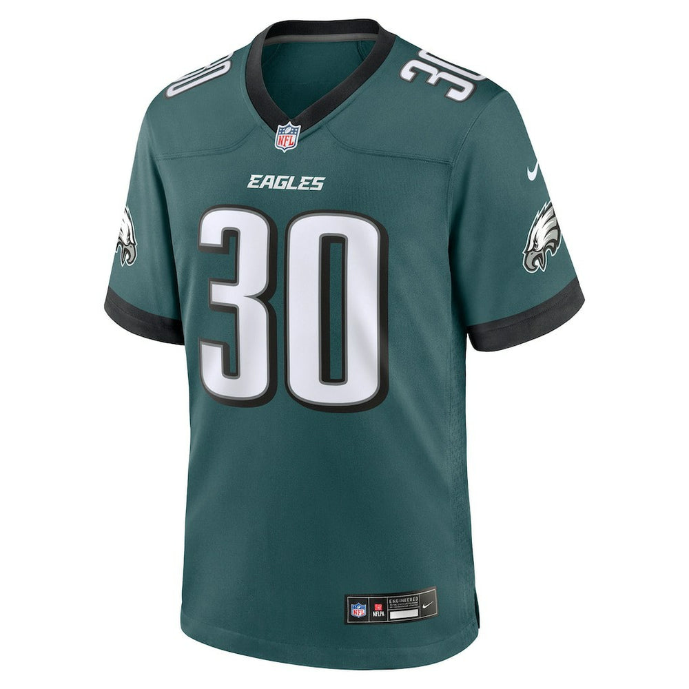 Nike Jihaad Campbell Philadelphia Eagles 2025 NFL Draft First Round Pick Game Jersey Green