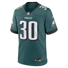 Nike Jihaad Campbell Philadelphia Eagles 2025 NFL Draft First Round Pick Game Jersey Green
