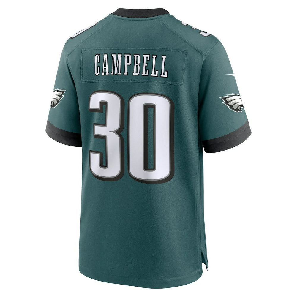 Nike Jihaad Campbell Philadelphia Eagles 2025 NFL Draft First Round Pick Game Jersey Green