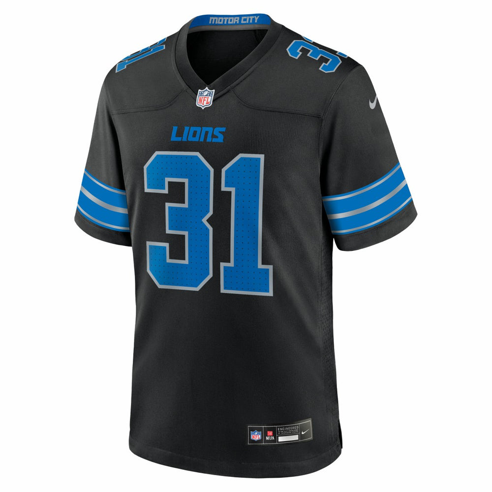 Nike Kerby Joseph Detroit Lions Alternate Game Jersey Black