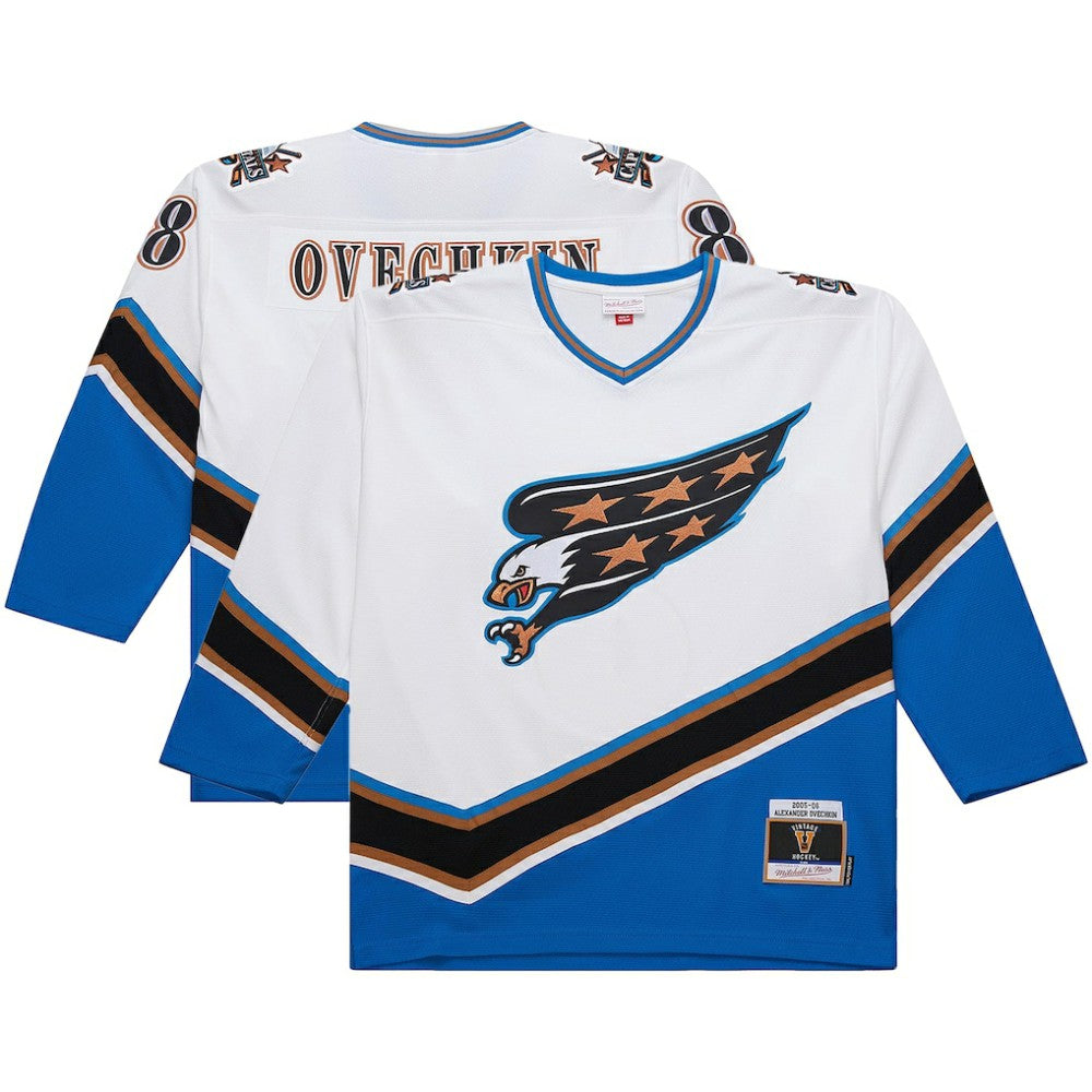 Alexander Ovechkin Washington Capitals Mitchell & Ness Big & Tall 2005/06 Power Play Jersey - White - NHL 202941608