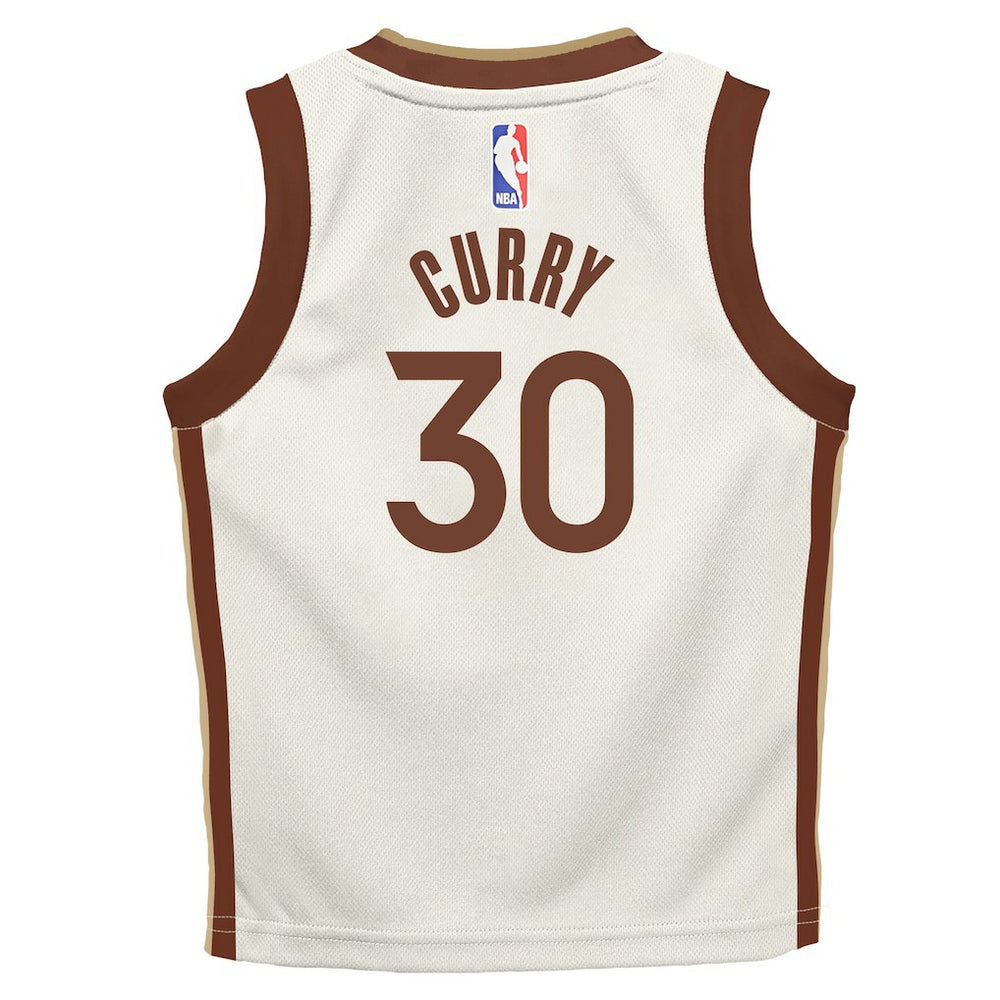 Stephen Curry Golden State Warriors Preschool 2025/26 City Edition Swingman Jersey for sale Tan | Nike US