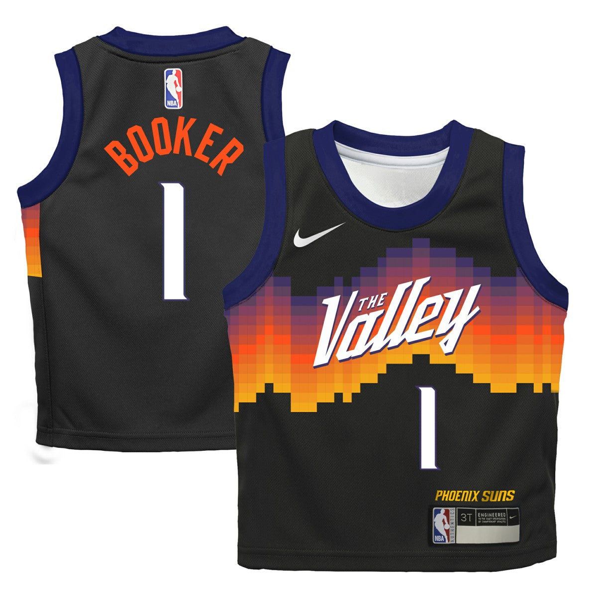 Devin Booker Phoenix Suns Preschool 2025/26 City Edition Swingman Jersey Black | Nike online