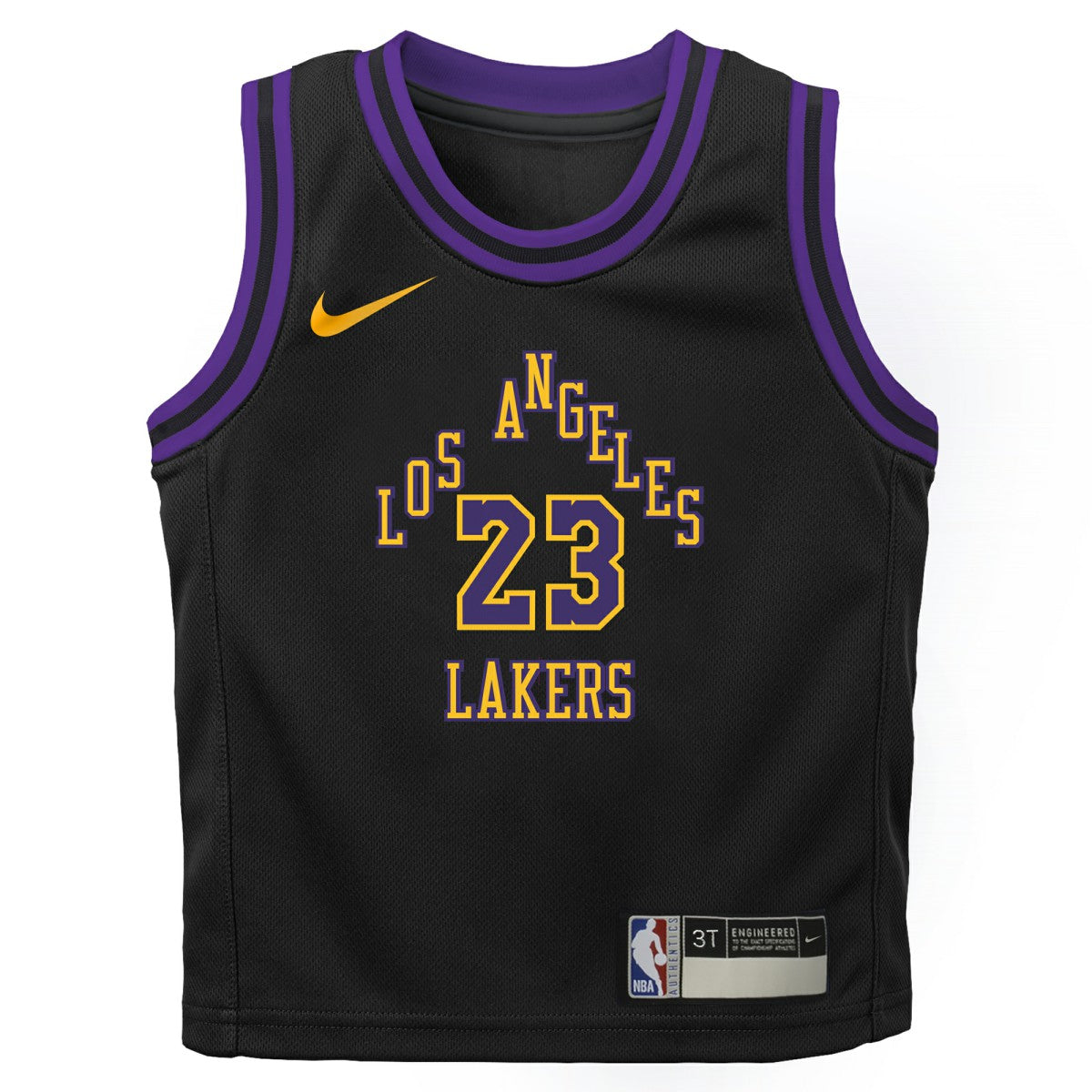 LeBron James Los Angeles Lakers Preschool 2025/26 City Edition Swingman Jersey Black | Nike Near Me