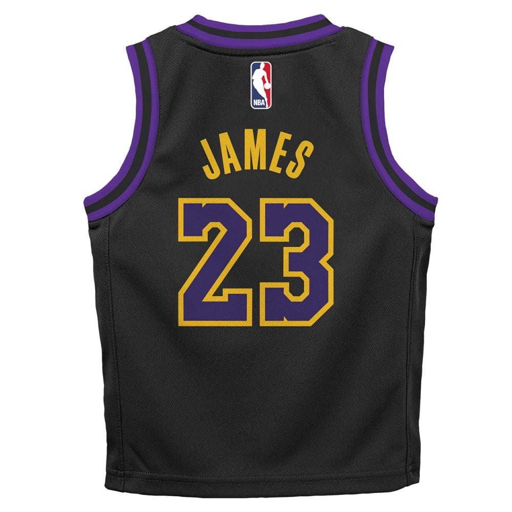 LeBron James Los Angeles Lakers Preschool 2025/26 City Edition Swingman Jersey Black | Nike Near Me