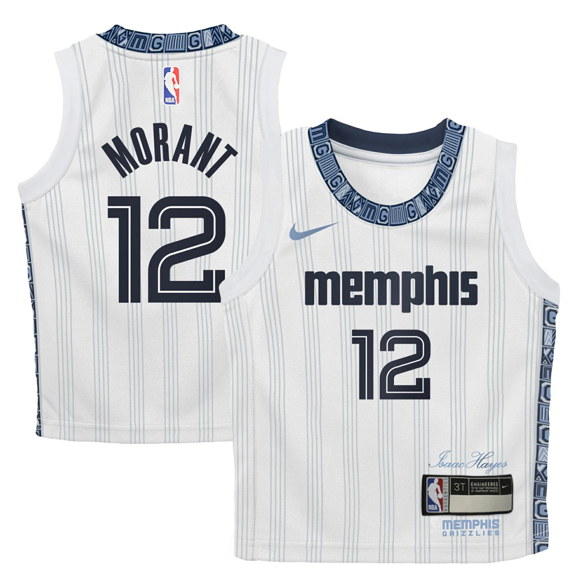Ja Morant Memphis Grizzlies Preschool 2025/26 City Edition Swingman Jersey White | Nike discount