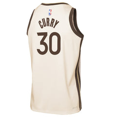 Stephen Curry Golden State Warriors Youth 2025/26 City Edition Swingman Jersey for sale Tan | Nike for sale