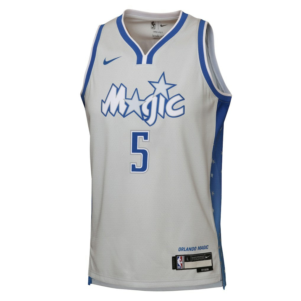 Paolo Banchero Orlando Magic Youth 2025/26 City Edition Swingman Jersey Silver | Nike outlet