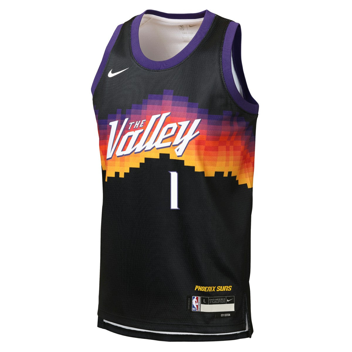 Devin Booker Phoenix Suns Youth 2025/26 City Edition Swingman Jersey Black | Nike discount