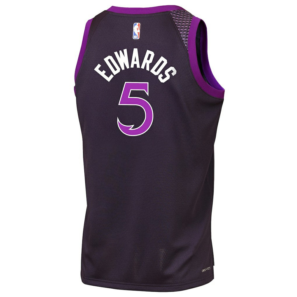 Anthony Edwards Minnesota Timberwolves Youth 2025/26 City Edition Swingman Jersey Purple | Nike Near Me