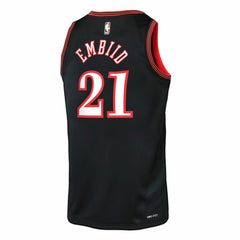 Joel Embiid Philadelphia 76ers Youth Swingman Jersey Classic Edition Black | Nike outlet