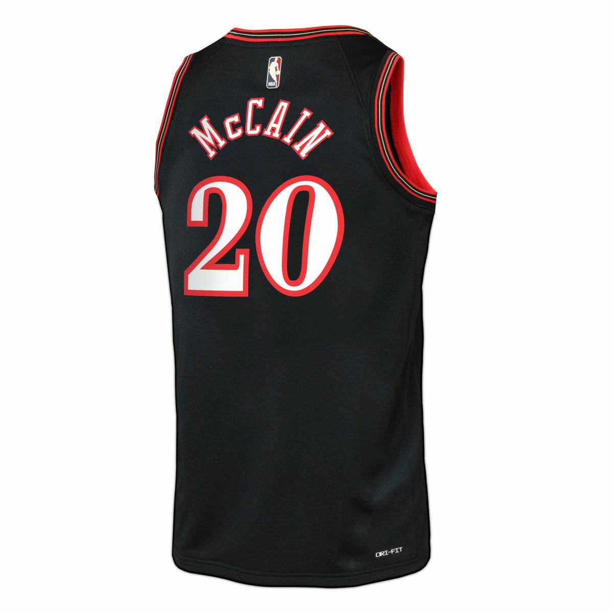 Jared McCain Philadelphia 76ers Youth Swingman Jersey Classic Edition Black | Nike