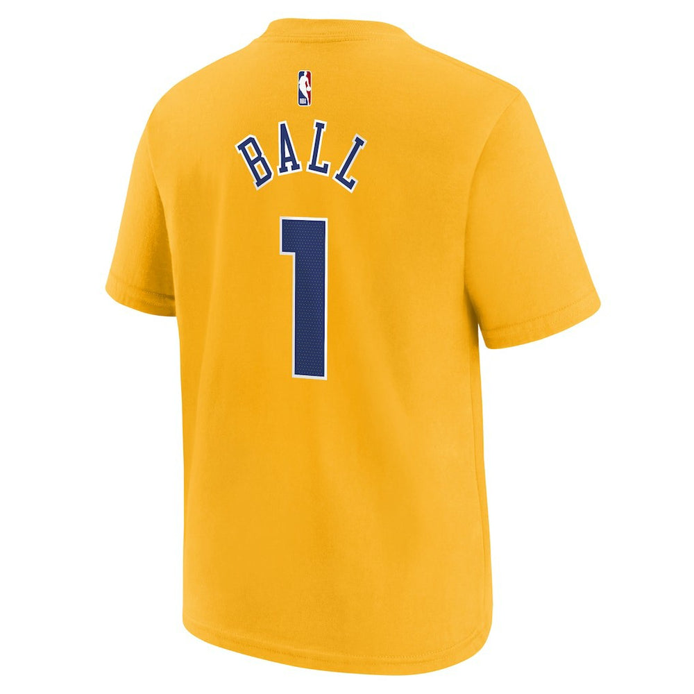LaMelo Ball Charlotte Hornets Youth 2025/26 City Edition Name & Number T-Shirt Yellow | Nike Near Me