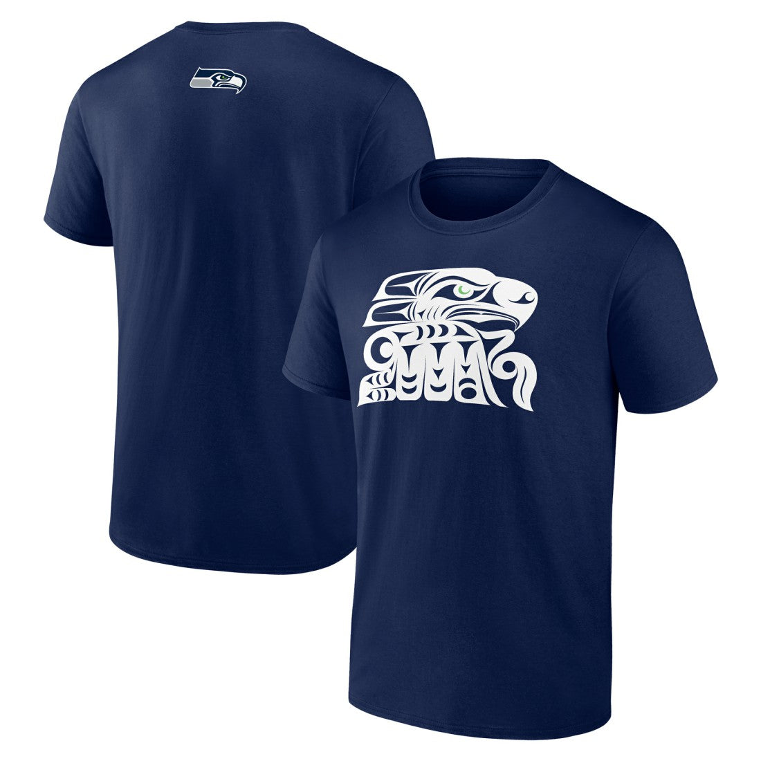 Seattle Seahawks Muckleshoot Tribe T-Shirt College Navy