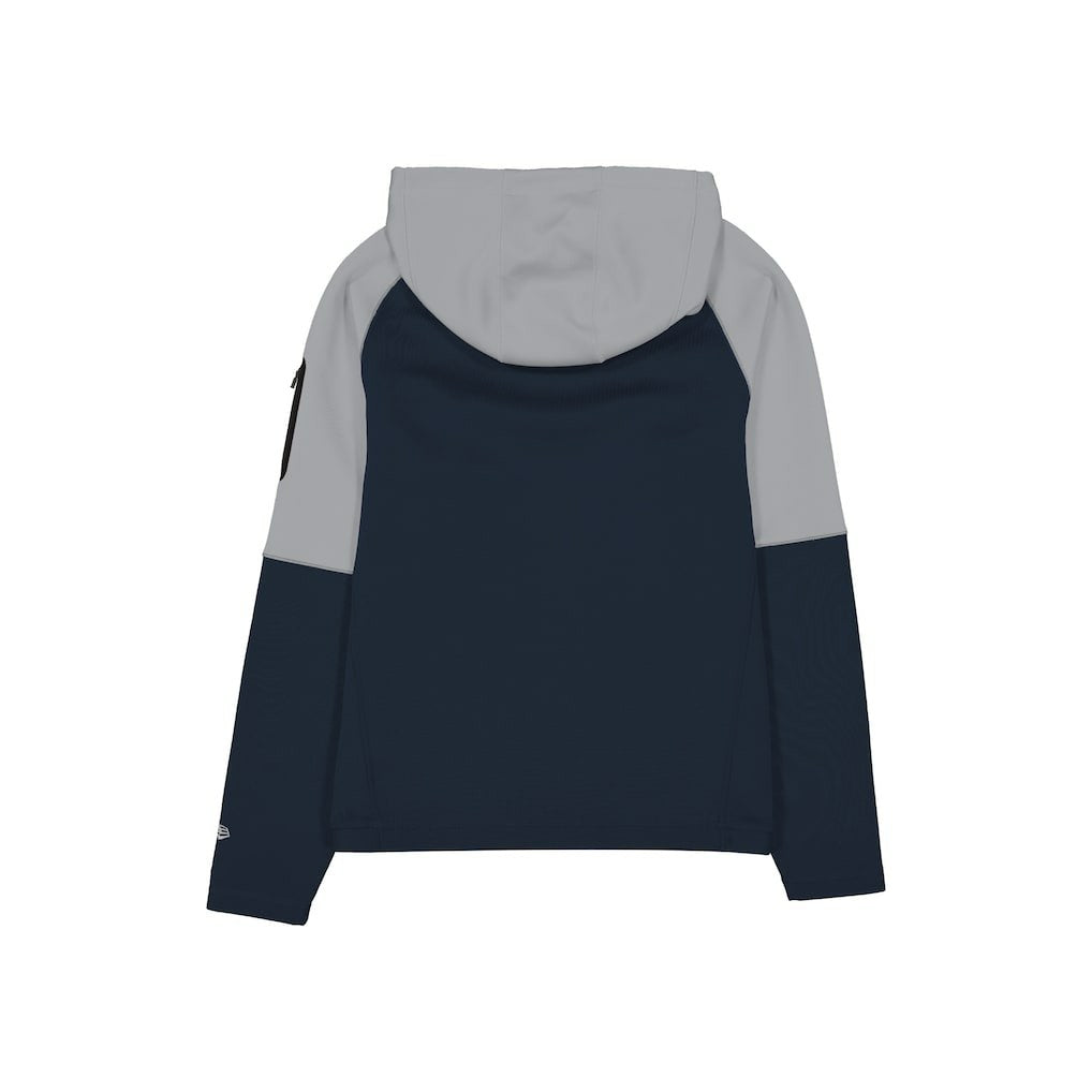 Dallas Cowboys New Era Combine Authentic Color Block Raglan Pullover Hoodie Navy