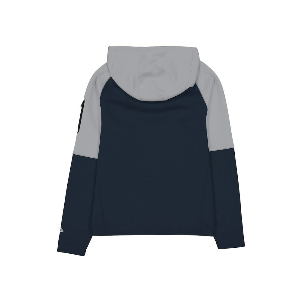 Dallas Cowboys New Era Combine Authentic Color Block Raglan Pullover Hoodie Navy