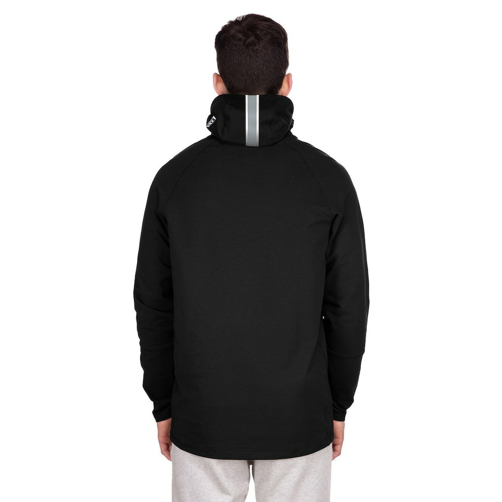 Dallas Cowboys New Era Functional Fandom Balaclava Helmet Stripe Tri-Blend Hoodie Black