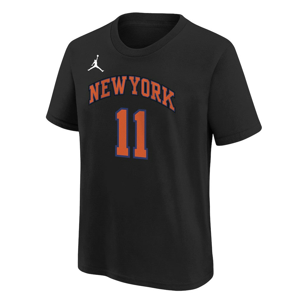 Jalen Brunson New York Knicks Jordan Brand Youth Statement Edition Name & Number T-Shirt Black