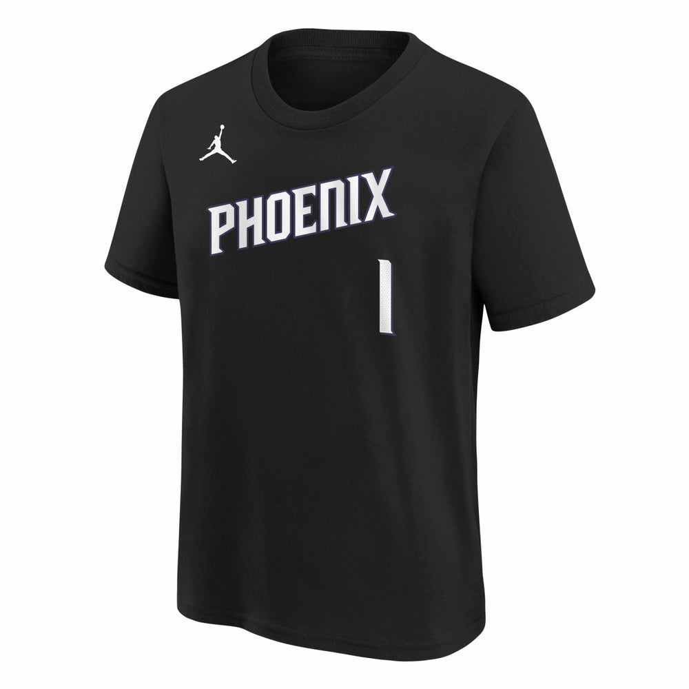 Devin Booker Phoenix Suns Jordan Brand Youth Statement Edition Name & Number T-Shirt Black