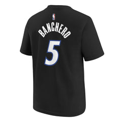 Paolo Banchero Orlando Magic Jordan Brand Youth Statement Edition Name & Number T-Shirt Black
