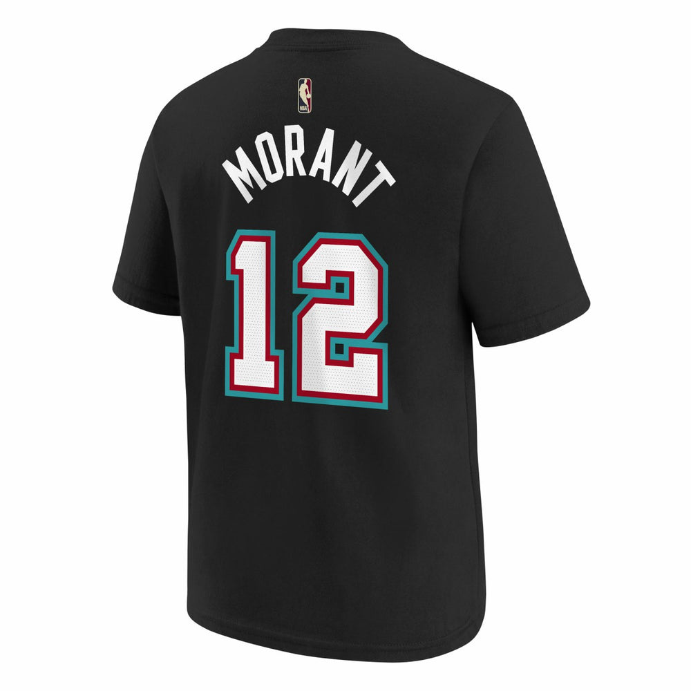Ja Morant Memphis Grizzlies Youth Name & Number T-Shirt Classic Edition Black | Nike for sale