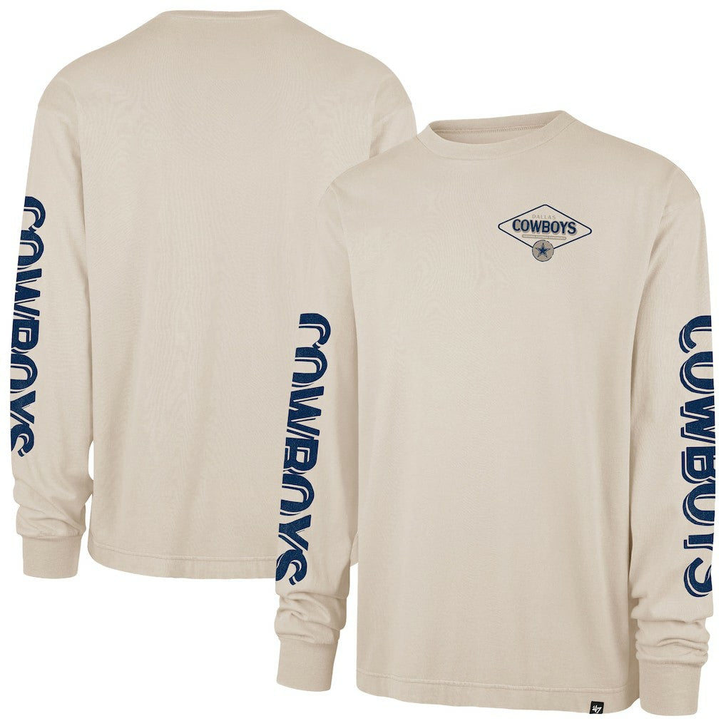 47 brand Dallas Cowboys '47 Cairn Ravine Foundation Long Sleeve T-Shirt Tan