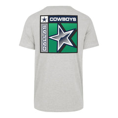 47 brand Dallas Cowboys '47 Chrome Plate Franklin T-Shirt Heather Gray