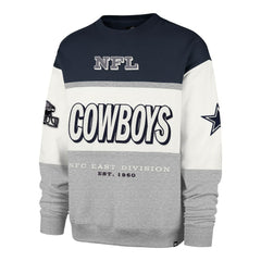 47 brand Dallas Cowboys '47 Breeze Maximalist Sweatshirt Navy/Gray