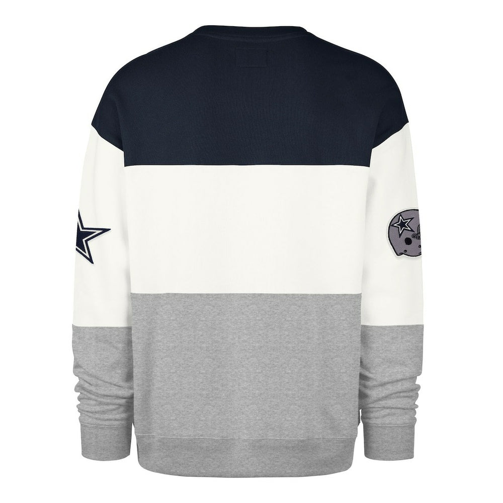 47 brand Dallas Cowboys '47 Breeze Maximalist Sweatshirt Navy/Gray