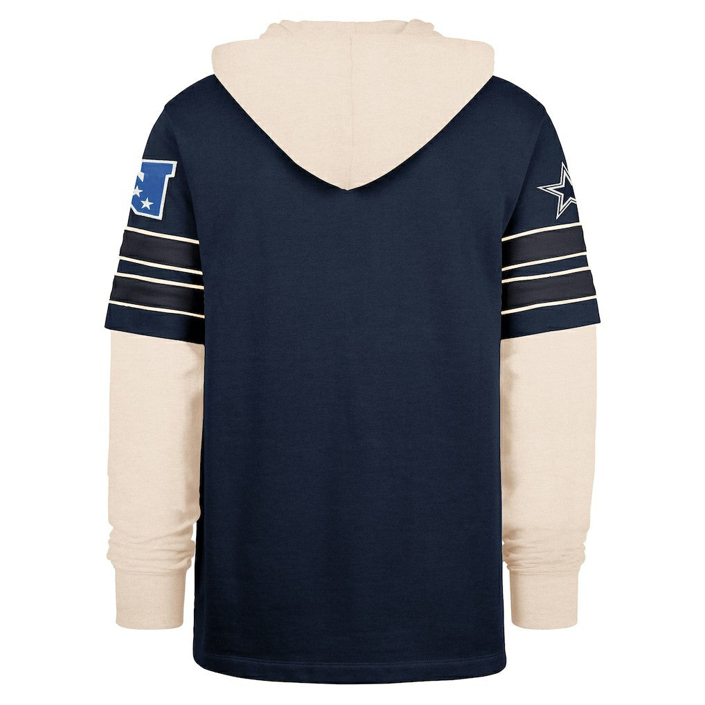 47 brand Dallas Cowboys '47 Split Zone Cornerback Duo Hoodie Navy
