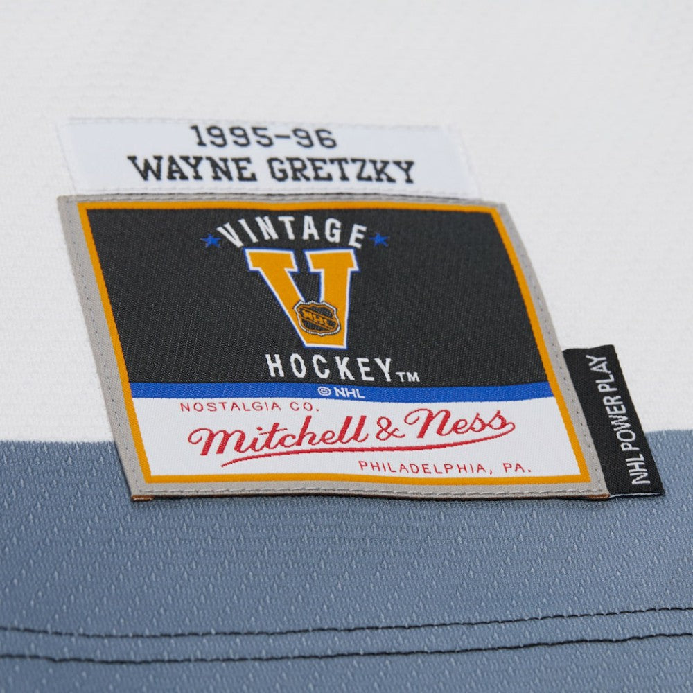 Wayne Gretzky Los Angeles Kings Mitchell & Ness Big & Tall 1995-96 Blue Line 2.0 Jersey - White - NHL 202945399