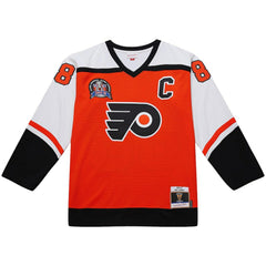 Eric Lindros Philadelphia Flyers Mitchell & Ness Big & Tall 1996-97 Blue Line 2.0 Jersey - Orange - NHL 202945400