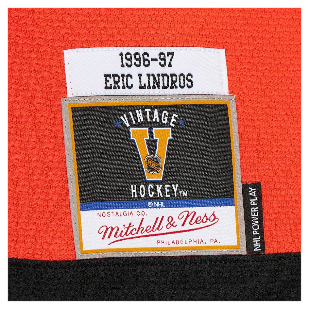 Eric Lindros Philadelphia Flyers Mitchell & Ness Big & Tall 1996-97 Blue Line 2.0 Jersey - Orange - NHL 202945400