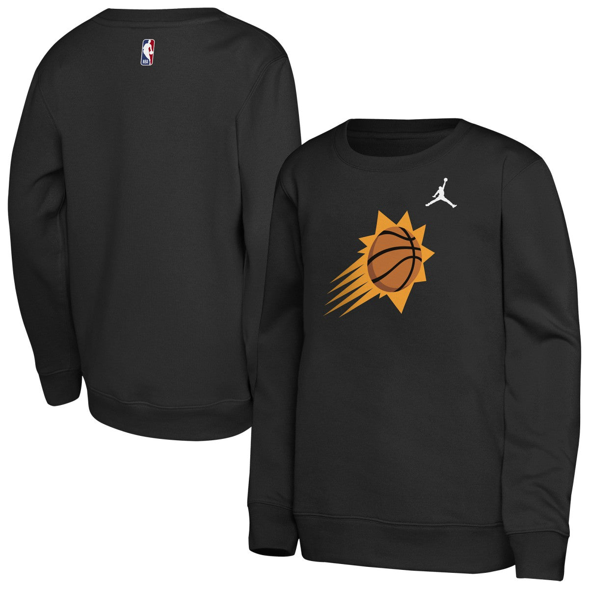 Phoenix Suns Jordan Brand Youth Courtside Statement Edition Sweatshirt Black