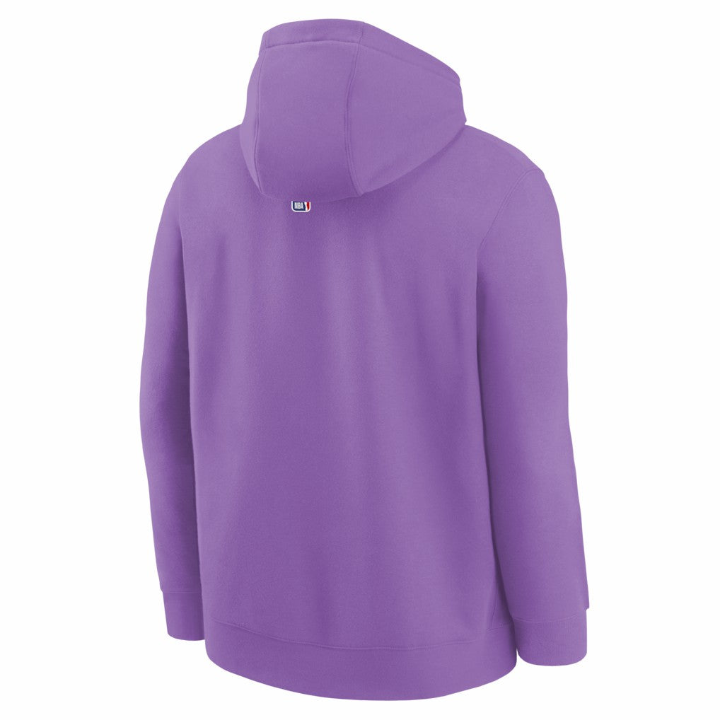 Sacramento Kings Youth 2025/26 City Edition Club Fleece Pullover Hoodie Purple | Nike US