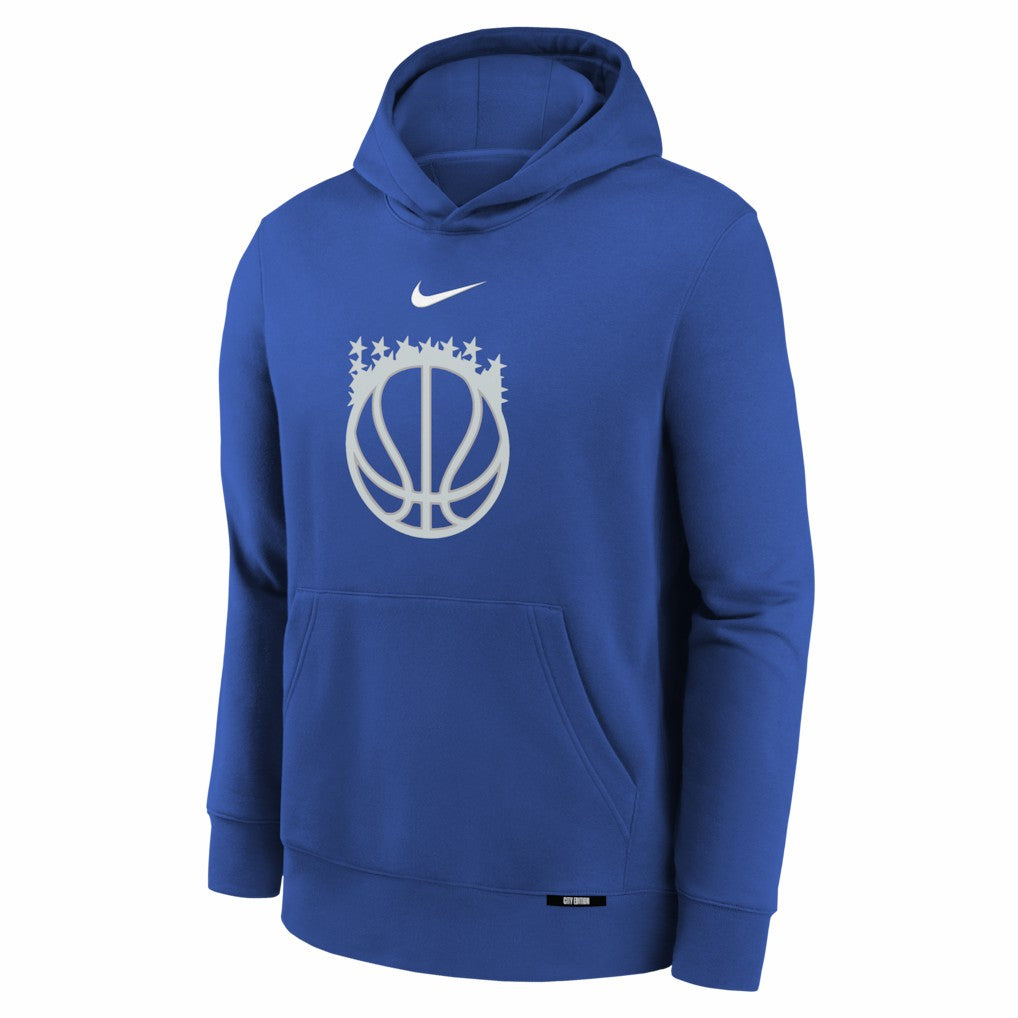 Orlando Magic Youth 2025/26 City Edition Club Fleece Pullover Hoodie Royal | Nike online