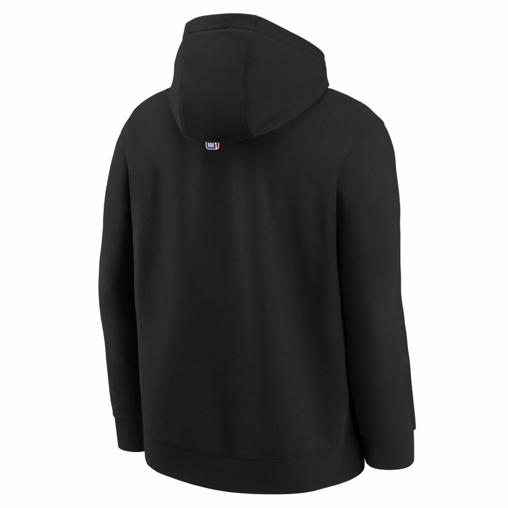 Brooklyn Nets Youth 2025/26 City Edition Club Fleece Pullover Hoodie Black | Nike outlet