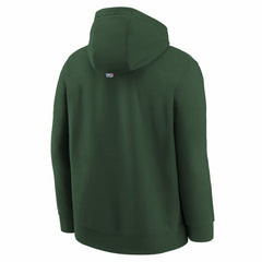 Milwaukee Bucks Youth 2025/26 City Edition Club Fleece Pullover Hoodie Hunter Green | Nike Lifestyle