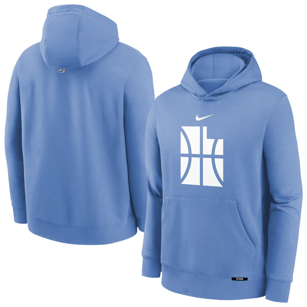 Utah Jazz Youth 2025/26 City Edition Club Fleece Pullover Hoodie Blue | Nike discount