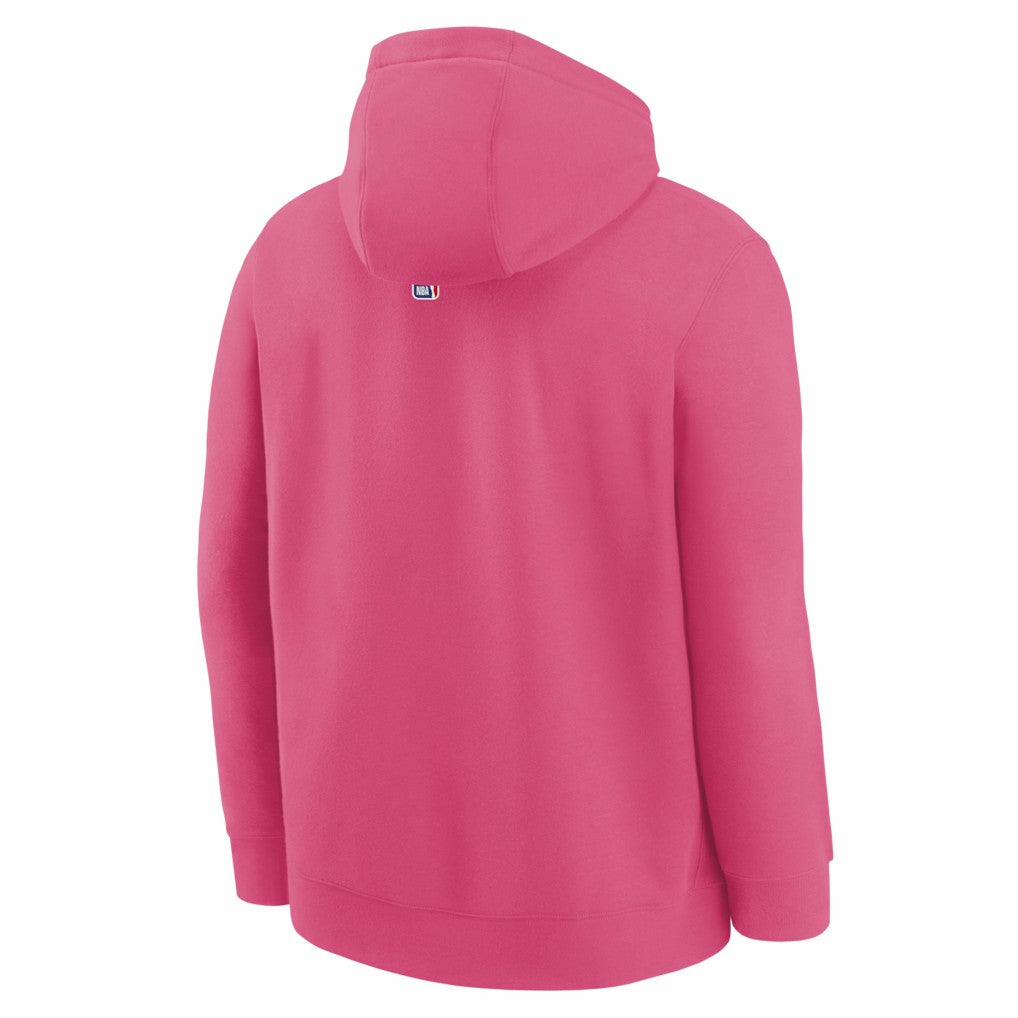 San Antonio Spurs Youth 2025/26 City Edition Club Fleece Pullover Hoodie Pink | Nike for sale