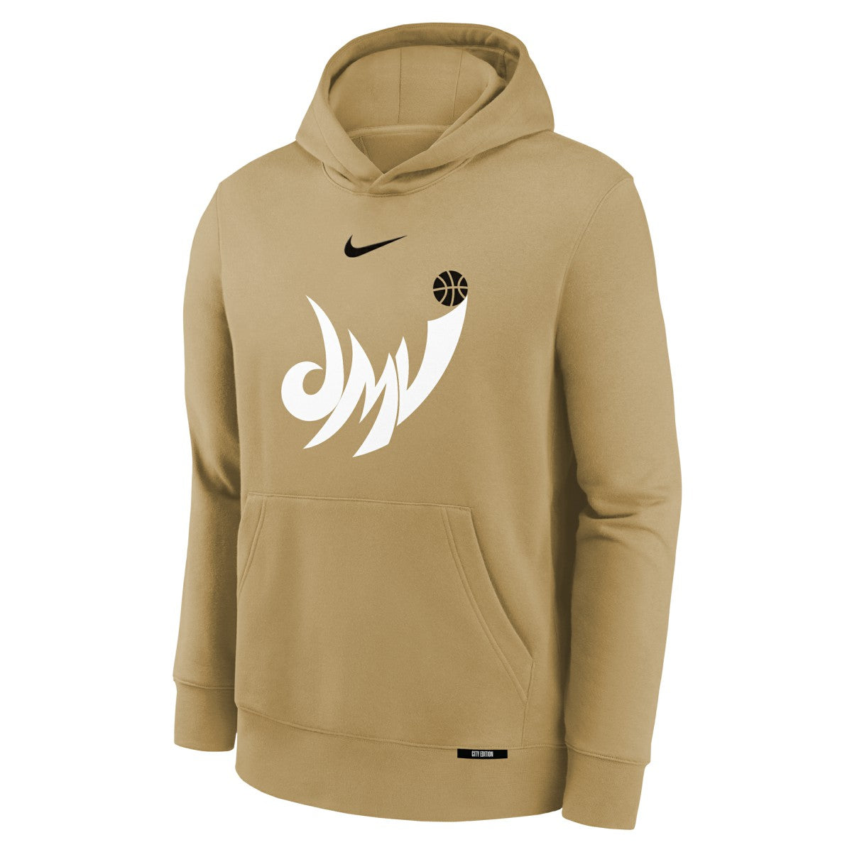 Washington Wizards Youth 2025/26 City Edition Club Logo Fleece Hoodie Tan | Nike discount