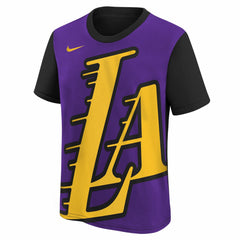 Los Angeles Lakers Youth 2025/26 City Edition Max90 T-Shirt Purple/Black | Nike for sale