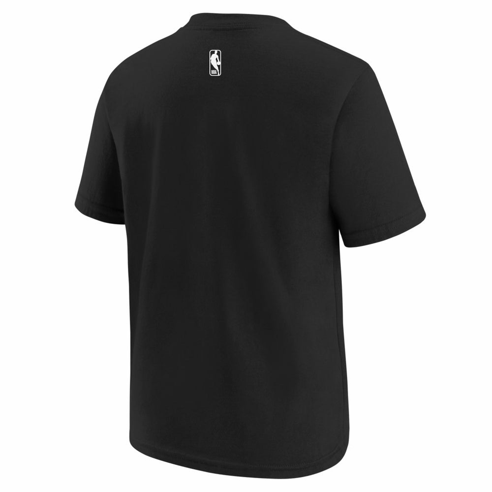 Brooklyn Nets Youth 2025/26 City Edition Max90 T-Shirt Black | Nike US