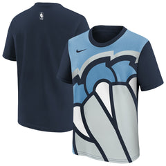 Memphis Grizzlies Youth 2025/26 City Edition Max90 T-Shirt Light Blue/Navy | Nike