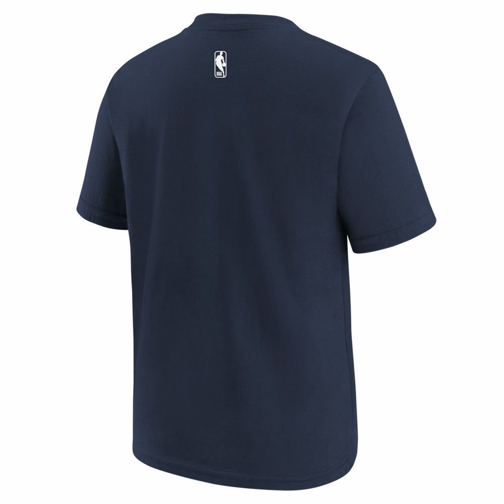 Memphis Grizzlies Youth 2025/26 City Edition Max90 T-Shirt Light Blue/Navy | Nike