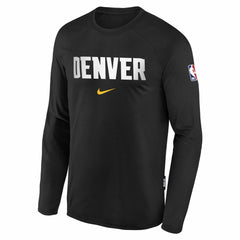 Denver Nuggets Youth 2025/26 City Edition Dri-Fit Long Sleeve Game Top for sale Black | Nike US